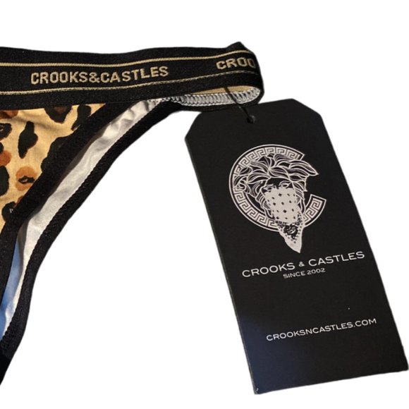 Crooks & Castles Cheetah Print Tanga Extra Small - Picture 4 of 6